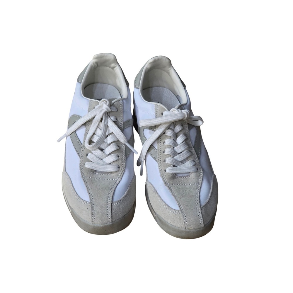 Tretorn Rawlins 2.0 Womens Sneakers Shoes White Grey Suede Leather Sz 6M